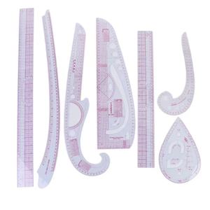 Juego de 9 Reglas <span class=keywords><strong>Curvas</strong></span> Francesas para Coser, Medir, Confeccionar Vestidos, Plantillas de Dibujo, Herramientas de Manualidades, Juego de Reglas <span class=keywords><strong>Curvas</strong></span> Flexibles para Coser - Product Image 6