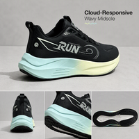 Chaussures de sport athlétiques de vitesse pour hommes Série RUN 2026 / Chaussures de sport professionnelles à amorti élevé / Tige en maille respirante Fabrication sur mesure OEM ODM