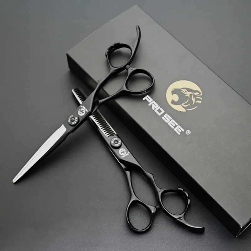 Professional Hair Scissors Cut Hair Cutting Salon Scissor coating Barber Thinning Shears Hairdressing Scissors Set