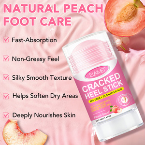 ELAIMEI Baume en Stick pour les Pieds Parfum Pêche, Hydrate en Profondeur, Nourrit, Exfolie, Élimine les Callosités, Crème Réparatrice pour Talons Fissurés - Product Image 6
