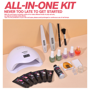 <span class=keywords><strong>Kit</strong></span> <span class=keywords><strong>de</strong></span> <span class=keywords><strong>Uñas</strong></span> <span class=keywords><strong>de</strong></span> Poly Gel Todo en Uno con Lámpara UV, Set <span class=keywords><strong>de</strong></span> Manicura y Pedicura, <span class=keywords><strong>Kit</strong></span> <span class=keywords><strong>de</strong></span> Extensión <span class=keywords><strong>de</strong></span> <span class=keywords><strong>Uñas</strong></span> <span class=keywords><strong>de</strong></span> Poly Gel <span class=keywords><strong>para</strong></span> <span class=keywords><strong>Principiantes</strong></span>, Marca Privada <span class=keywords><strong>para</strong></span> Salón - Product Image 1