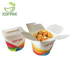 Scatole Alimentari Personalizzabili in Carta Kraft Monouso per Asporto, per Noodles e <span class=keywords><strong>Biscotti</strong></span>, Versione 2024 - Product Image 4