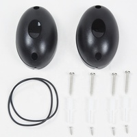 Sensor de Haz Infrarrojo para Puertas Automáticas y Portones Correderos, 12v 24v CA/CC, Moderno, Impermeable IP44, Alcance de 15m, Pequeño, 1 Haz