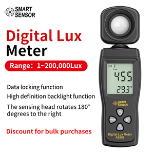 AS803 Hochpräzises Beleuchtungsstärkemessgerät Helligkeitsdetektor <span class=keywords><strong>Tester</strong></span> Lumen Sichtbares Licht Photometer - Product Image 2