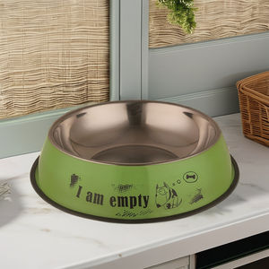 بيع بالجملة أحدث التلقائي الفولاذ المقاوم للصدأ وعاء تغذية الحيوانات الأليفة نمط جرو للكلاب والقطط الحيوانات الصغيرة استخدام المطبخ - Product Image 1