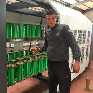 Ligne d'extrudeuse 4 brins de couleur beige rouge Pp Danline Rope - Product Image 3