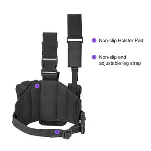 आउटडोर भारी शुल्क उपकरण जांघ दाएं पैर होल्स्टर आउटडोर सामरिक उपकरण होल्स्टर - Product Image 4