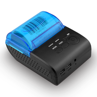 Printer Thermal Portabel 58mm Mini Printer Dokumen Nirkabel ESC/POS 58mm
