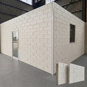 Panneau sandwich en PU sculpté pour l'<span class=keywords><strong>isolation</strong></span> des murs intérieurs/extérieurs de villas modernes, panneau décoratif d'<span class=keywords><strong>isolation</strong></span> <span class=keywords><strong>thermique</strong></span> en métal pour maisons modernes - Product Image 1