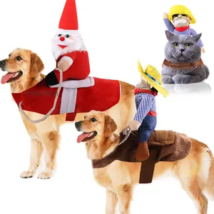 Hund Weihnachts kostüm Katze Weihnachts ferien Outfit Haustier Hund Kleidung Winter Hoodie Mantel Haustier Kleidung/Kleid