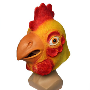 Máscara de Gallo de Látex, Talla Única, Accesorio Divertido para Disfraces de Halloween y Fiestas - Product Image 2
