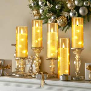 Bougie Pilier LED Sans Flamme Effet Scintillant 2026 – Nouveauté Tendance pour Mariage, Noël, Fêtes et Décoration Intérieure - Product Image 4