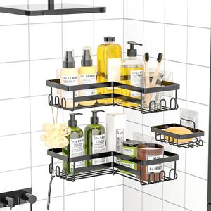 <span class=keywords><strong>Rangement</strong></span> de <span class=keywords><strong>douche</strong></span> de salle de bains et <span class=keywords><strong>rangement</strong></span> de cuisine Étagères d'angle de salle de bains Caddy de <span class=keywords><strong>douche</strong></span> - Product Image 2