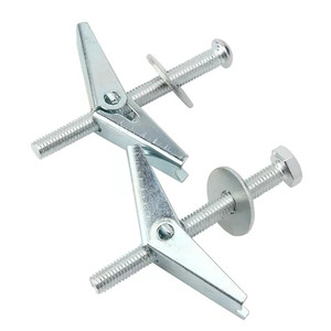 High Quality Wing Anchor Bolt Zinc Plated Steel <b>Spring</b> <b>Toggle</b> Anchor Bolt M3/M4/M5/M6/M8 <b>Toggle</b> Bolt with Wing Nut - Product Image 2