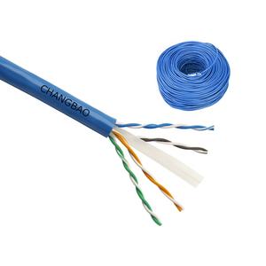 <span class=keywords><strong>Cable</strong></span> UTP Cat6 <span class=keywords><strong>de</strong></span> <span class=keywords><strong>Precio</strong></span> Competitivo Changbao - 4 Pares 23AWG Cobre Sólido Desnudo 1000 pies/305 m <span class=keywords><strong>Cable</strong></span> <span class=keywords><strong>de</strong></span> <span class=keywords><strong>Red</strong></span> <span class=keywords><strong>de</strong></span> <span class=keywords><strong>Internet</strong></span> UTP Cat6a ODM OEM - Product Image 1