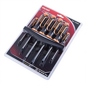 <b>Screwdriver</b> Set 6 Pc Cross And Flat Head Magnetic Tip Anti Slip Handle For Diy Home Repair - Product Image 5