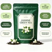Thé vert au jasmin d'Anhui de haute qualité OEM/ODM - Jasmin pur et thé vert favorisant la digestion, prix de gros, sans arômes artificiels