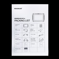 Escáner de Diagnóstico Universal para Automóviles KINGBOLEN K8 PRO, K8pro OBD2 CAN FD, Codificación ECU, Sistema Completo, Pantalla Táctil Android 10.0, Rojo