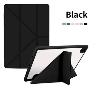Étui en acrylique transparent pour tablette Lenovo Legion Y700 9707 pour Xiaomi Mipad 5 Pro Nokia T20 Flip 3 Fold PU housse de protection