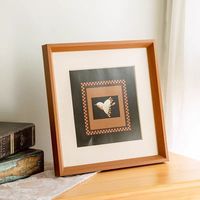Cadre photo de bureau moderne et élégant, bois naturel et acrylique, logo d'entreprise personnalisé, fournisseur de cadeaux d'entreprise et d'articles promotionnels