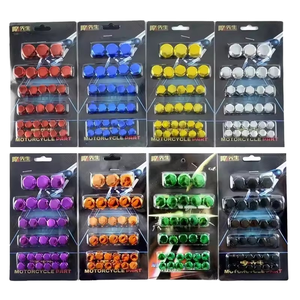 Capuchons de vis de moteur en plastique colorés pour <span class=keywords><strong>moto</strong></span> électrique, VTT, <span class=keywords><strong>moto</strong></span> tout-terrain – Accessoires décoratifs pour boulons et écrous - Product Image 1