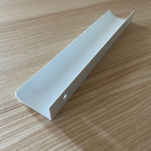 MLP41 Wardrobe Hardware Aluminium Profile White Color Cabinet Door <strong>Pull</strong> Edge Handle MLP41 - Product Image 3