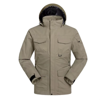 Veste tactique en gros, parka tactique, vêtements 3 en 1, veste tactique d'hiver chaude en polaire, veste de terrain tactique
