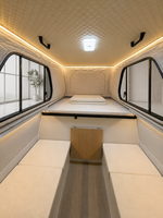 Camper de toit escamotable en aluminium pour pick-up, pliable, pour le camping