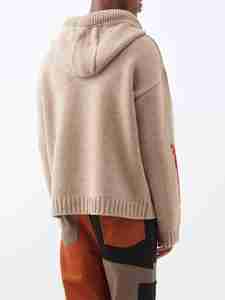 Personnaliser les pulls à capuche tricotés de haute qualité, pulls tricotés en coton, pulls jacquard en laine pour hommes - Product Image 3