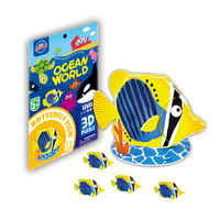 Vente chaude bricolage enfants jouet jouet éducatif main sur capacité animaux décor à la maison bricolage assembler papier modèle jouet Animal 3D papier Puzzle