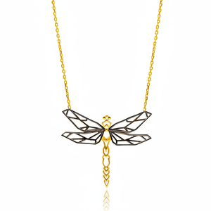 Origami libélula diseño colgante turco venta al por mayor hecho a mano 925 joyería de plata esterlina turco hecho a mano al por mayor - Product Image 2