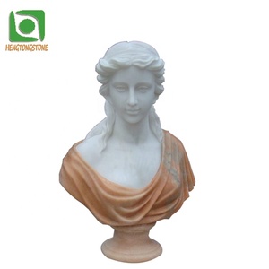 Buste de <span class=keywords><strong>femme</strong></span> en marbre décoratif Sculpture <span class=keywords><strong>Statue</strong></span> de tête en pierre - Product Image 4