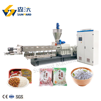 Extrudeuse bivis pour usine de riz nutritionnel FRK, ligne de traitement du riz fortifié, sécheur à four électrique et à gaz