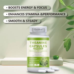 Cápsulas de <span class=keywords><strong>L</strong></span>-Teanina Rainwood, Suplemento Natural de Extracto de Té Verde - Product Image 3