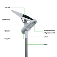 Controlador LED MPPT con Batería de Litio Monocristalina, Resistente al Agua IP66 para Exteriores, con Certificación CE ROHS y Garantía de 3 Años, IK10