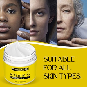YURHERSU vitamine C blanchissant blanchissant crème pour le <span class=keywords><strong>visage</strong></span> hydratant crème éclaircissante vitamine C crème pour le <span class=keywords><strong>visage</strong></span> - Product Image 4