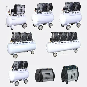 Ce Certificated Piston Car Workshop/garage/car 4s Shop Car Furniture Painting Car Wash Electric Oil Free Air Compressor