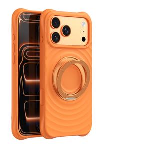 เคสโทรศัพท์แบบหมุนได้รุ่นใหม่ วัสดุซิลิโคนเหลวแบบคลื่น พร้อมแม่เหล็กป้องกัน สำหรับ <span class=keywords><strong>iPhone</strong></span> 17 - Product Image 1