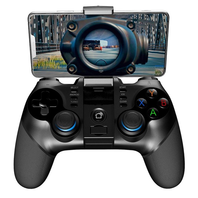 2.4G Wireless Blue-tooth 4.0 Game Controller for Android/IOS Mobile Phone Tablet Telescopic Bracket Joystick