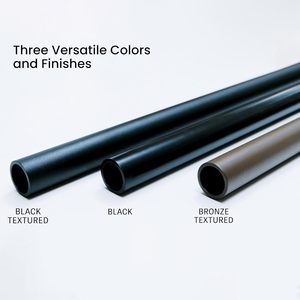 7ft thiết kế hiện đại nhôm lan can cho trong nhà & Ngoài trời cầu thang & tường sơn tĩnh điện màu đen lan can tay vịn cho ban công - Product Image 5