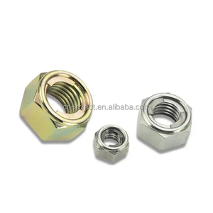 Écrou de blocage automobile DIN 980 nickelé classe 8, type <span class=keywords><strong>M</strong></span>, type à griffe, tout <span class=keywords><strong>m</strong></span>étal, type à couple, hexagonal - Product Image 4