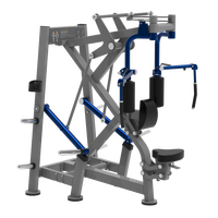 Appareil de musculation professionnel SUPER PECK CHEST à charge par plaques en acier pour la musculation et le fitness