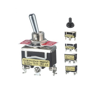 مفتاح تبديل معدني ضد الماء IP67 V 15A على إيقاف تشغيل DPDT