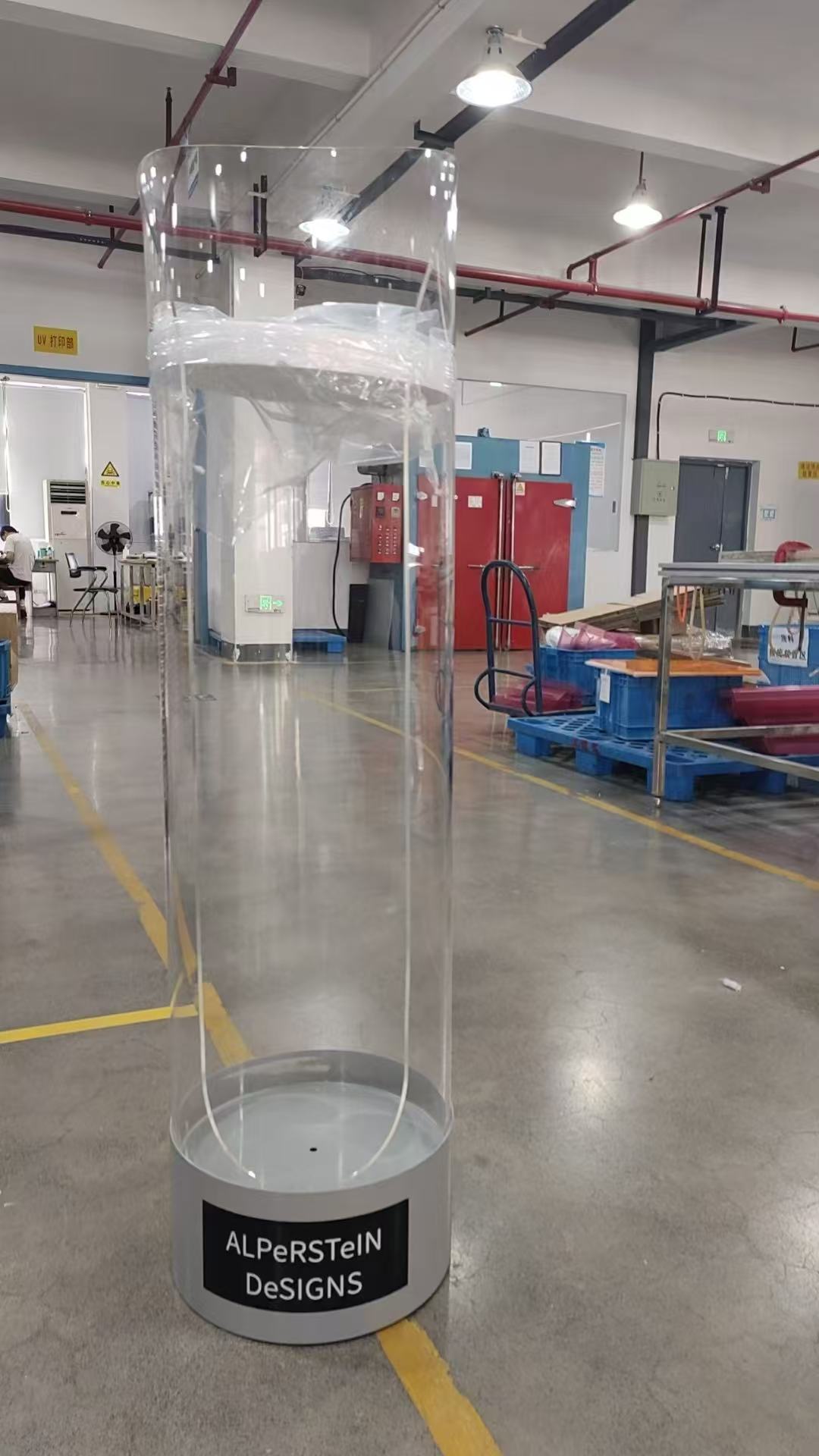 Custom U Shape Fireproofing Acrylic Neck Pillow Display Racks for Retail Store — view 6