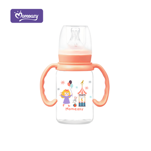 <span class=keywords><strong>Biberon</strong></span> personnalisé sans BPA pour bébé Momeasy 120ml <span class=keywords><strong>biberon</strong></span> de lait pour bébé PP standard avec poignées anti-colique - Product Image 5
