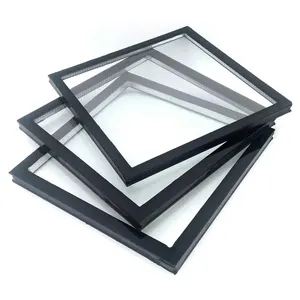 Building Industrial Glass Tempered Hollow Louver Glass Bending Resistance Float Sea Glass Transparent Use Sunroom Windows