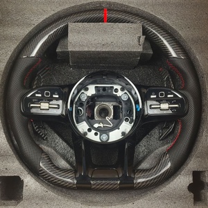 <span class=keywords><strong>Volant</strong></span> en cuir véritable en fibre de carbone pour Mercedes-Benz GLC GLE450 C63 C450 E63 W176 W204 W205 W213 W218 A250 AMG GLK <span class=keywords><strong>207</strong></span> - Product Image 6