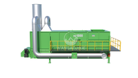 Séparateur d'air intégré WANGAO FXZ800 avec moteur pour le tri des déchets légers et lourds, capacité de 30 m³/h, granulométrie des matériaux <300 mm