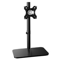 Nouveau support de moniteur réglable en hauteur en alliage d'acier avec étagère de rangement de 38 pouces pour bureau à domicile et configuration informatique