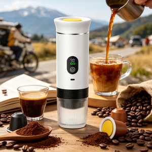 New Style Digital Display 80ml Espresso <b>Coffee</b> <b>Machine</b> <b>Automatic</b> Extract Portable for Outdoors - Product Image 3